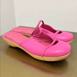 Marni Pink Slip-On Ballet Clog Mules